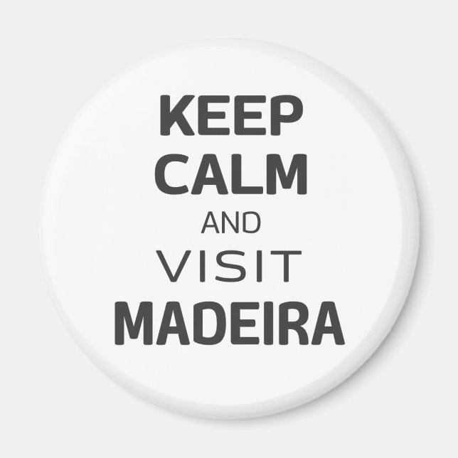 Behållans lugn och besök på Madeira Magnet (Framsidan)
