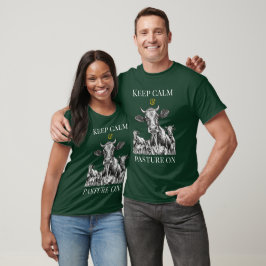 Behållans Lugn och betesgång på t-shirt på kor