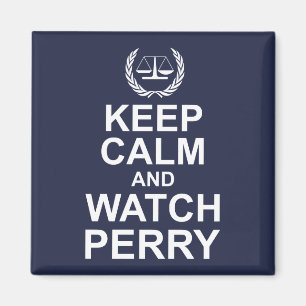 Behållans Lugn och bevakning av Perry Legal Humor Magnet