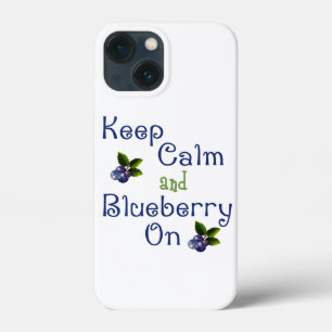 Behållans Lugn och blåbär på iphone case mellan Fo
