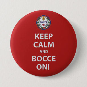 Behållans Lugn och Bocce On-pin Knapp