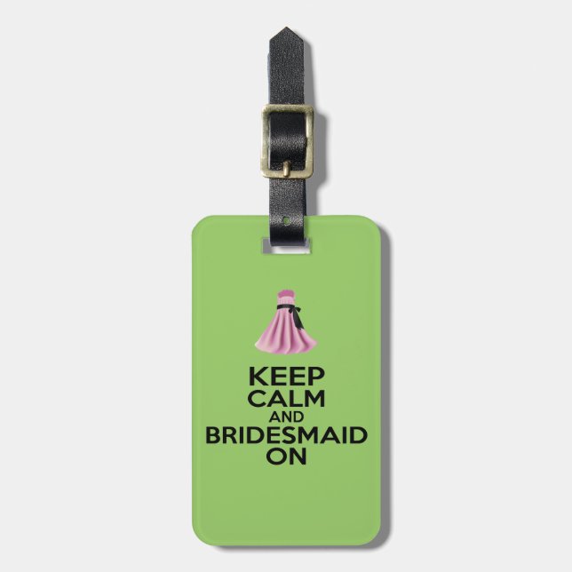 Behållans Lugn och Bridesmaid on Bagagebricka (Vertikal Framsida)