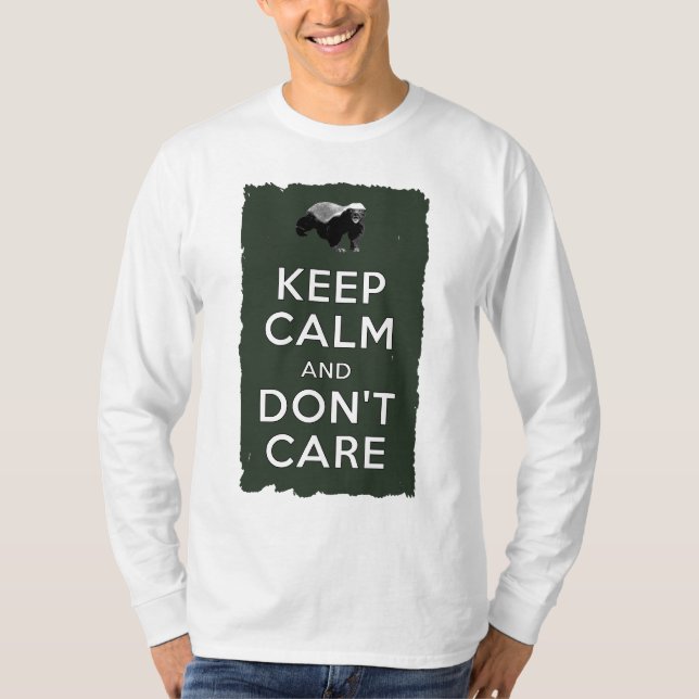 Behållans Lugn och bry dig inte T Shirt (Framsida)