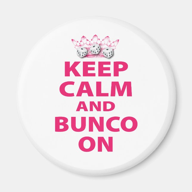 Behållans Lugn och Bunco On Design Magnet (Framsidan)