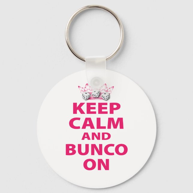 Behållans Lugn och Bunco On Design Nyckelring (Framsida)