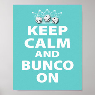 Behållans Lugn och Bunco On Design Poster