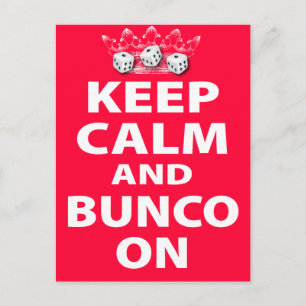 Behållans Lugn och Bunco On Design Vykort
