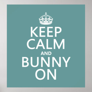 Behållans Lugn och Bunny On Poster