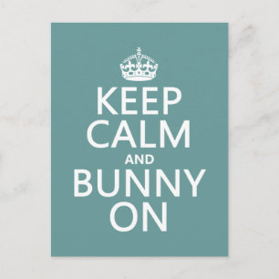 Behållans Lugn och Bunny On Vykort