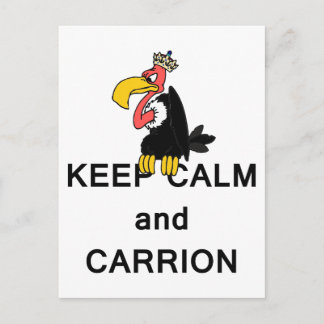 Behållans Lugn och Carrion Vculture Vykort
