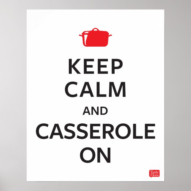 Behållans Lugn och Casserole on Poster (Framsidan)