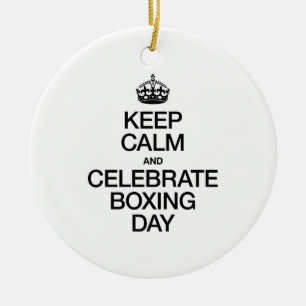 BEHÅLLANS LUGN OCH CELEBRATBOXAGE JULGRANSPRYDNAD KERAMIK