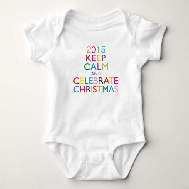 BEHÅLLANS LUGN OCH CELEBRATE CHRISTMAS - mallår Tee Shirt (Framsida)
