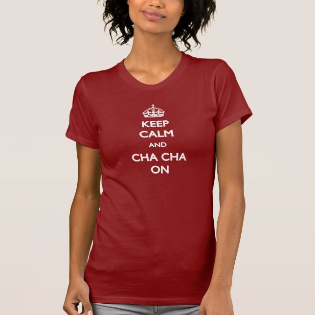 Behållans Lugn och Cha Cha på T-shirt (Framsida)