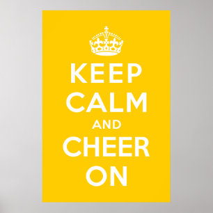 Behållans Lugn och Cheer On Poster