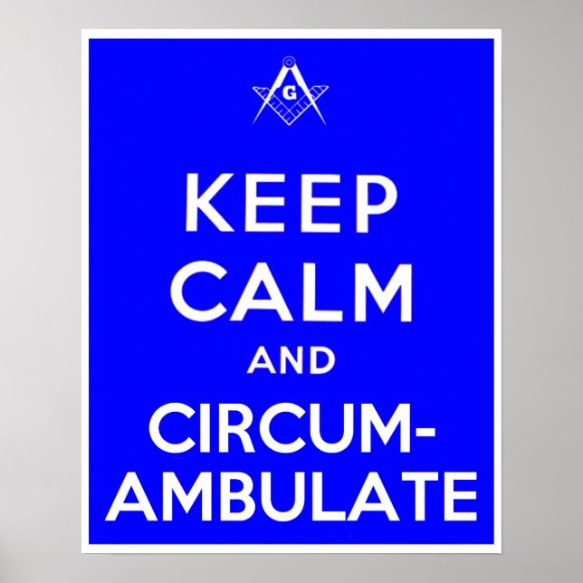Behållans Lugn och Circumambulat Poster (Framsidan)
