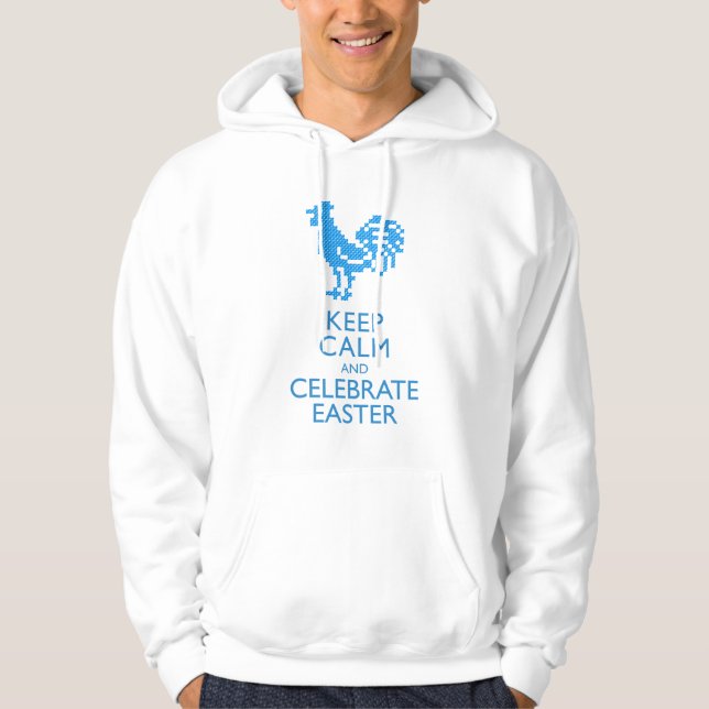 BEHÅLLANS LUGN OCH CLEBRATE PÅSK HOODIE (Framsida)