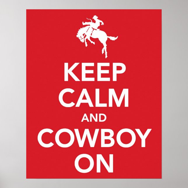 Behållans Lugn och cowboy på Poster (Framsidan)