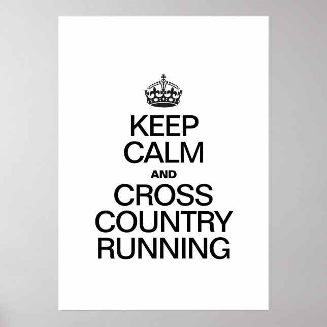 BEHÅLLANS LUGN OCH CROSS COUNTRY KÖRNING POSTER (Framsidan)