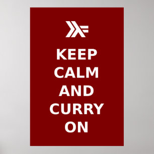 Behållans Lugn och Curry On Poster