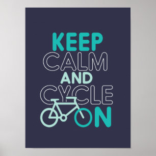 Behållans Lugn och Cycle On Funny Cycling for Cycl Poster