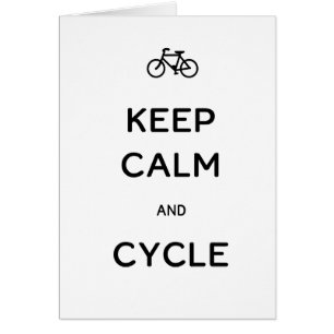 Behållans Lugn- och cykelgratulationskort Hälsningskort
