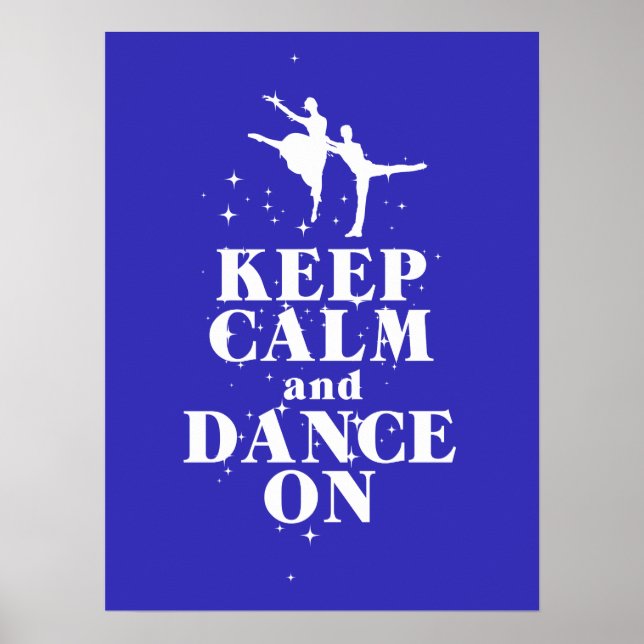 Behållans Lugn och Dance On Gift Poster (Framsidan)