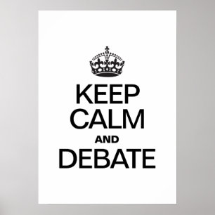 BEHÅLLANS LUGN OCH DEBATT POSTER