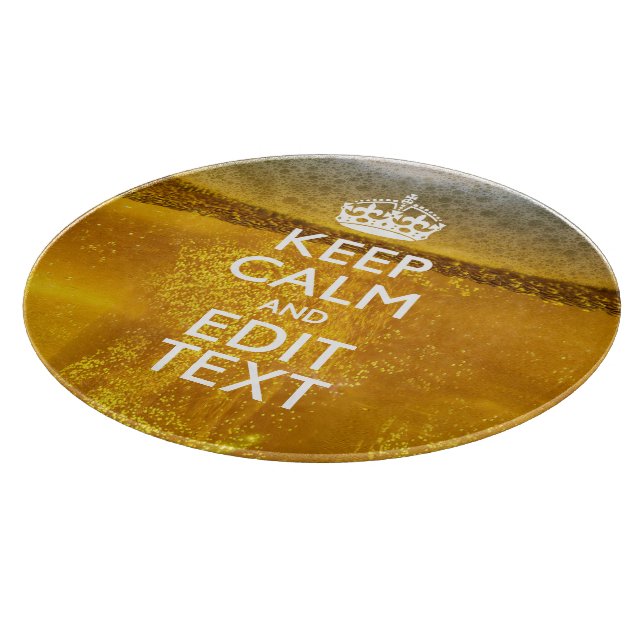 Behållans Lugn och din text under ett Underbart öl (Hörn)