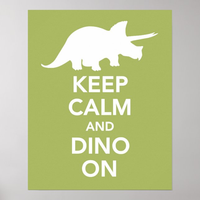 Behållans Lugn och Dino Vid utskrift eller poster (Framsidan)