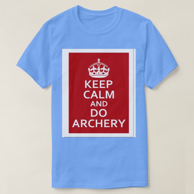 Behållans Lugn och Do Archery (1) T Shirt (Design framsida)
