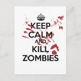 Behållans Lugn och Döda Zombies Vykort