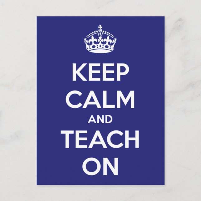 Behållans Lugn och dragning på blått vykort (Framsida)