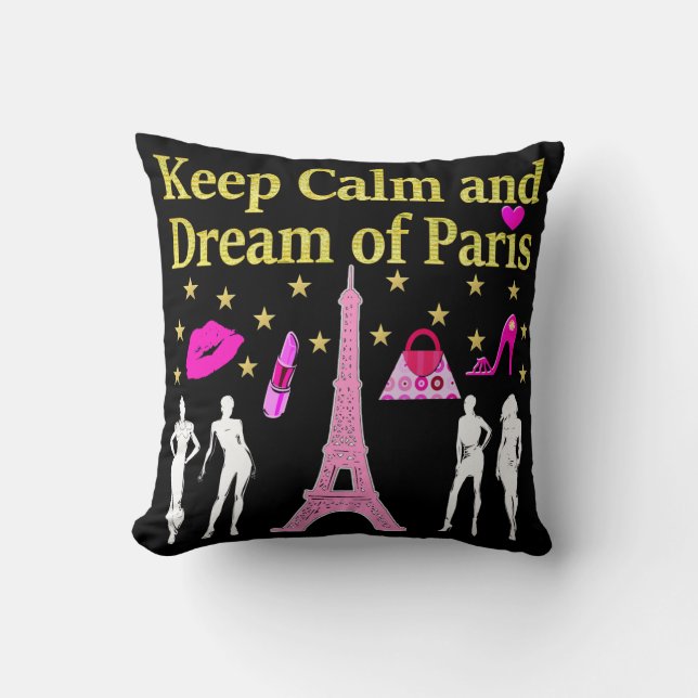BEHÅLLANS LUGN OCH DREAM FÖR PARIS KUDDE (Framsida)