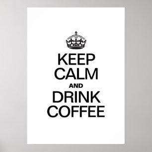 BEHÅLLANS LUGN OCH DRICKKOFFET POSTER