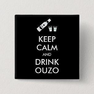 Behållans Lugn och dryck Ouzo Knapp