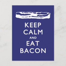 BEHÅLLANS LUGN OCH EAT BACON VYKORT