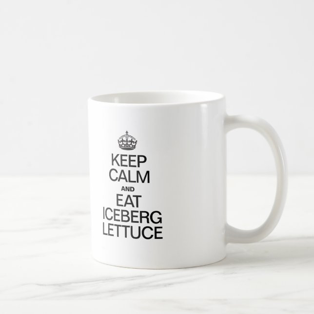 BEHÅLLANS LUGN OCH EAT ICEBERG LETTUCE KAFFEMUGG (Höger)