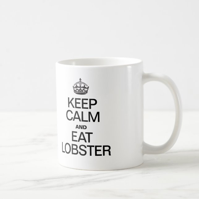 BEHÅLLANS LUGN OCH EAT LOBSTER KAFFEMUGG (Höger)