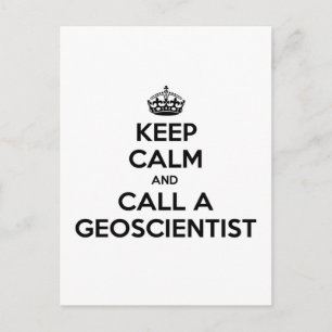 Behållans Lugn och en geoscientist Vykort
