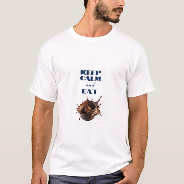 BEHÅLLANS LUGN OCH ETTOKOLAT T SHIRT (Framsida)