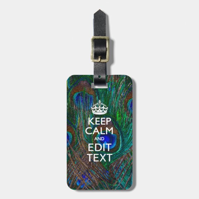 Behållans Lugn och få er text om boskapsuppfödning Bagagebricka (Vertikal Framsida)