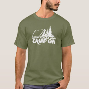 Behållans Lugn och filmklipp på text och symboler T Shirt