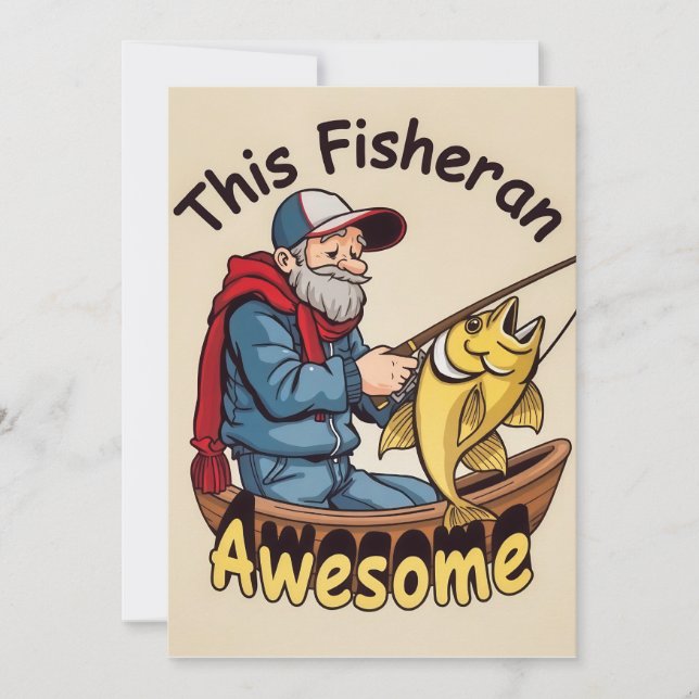 Behållans Lugn och fisk på Inbjudningar (Framsida)