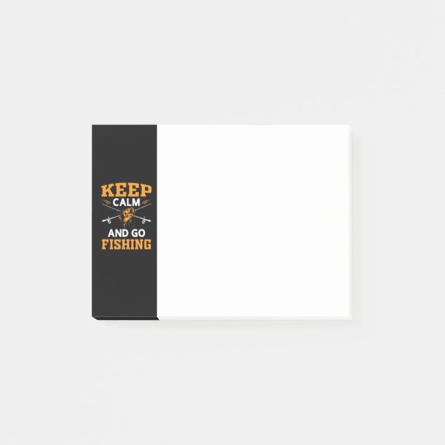 Behållans Lugn och fiskets post-it-anteckningar Post-it Block (Framsida)