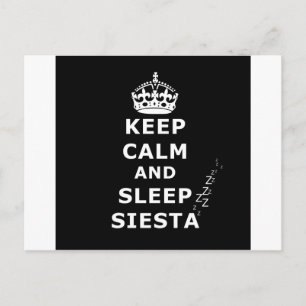 BEHÅLLANS LUGN OCH FLEEP SIESTA VYKORT