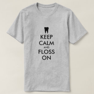 Behållans Lugn och flugor på lustig t shirt för ta