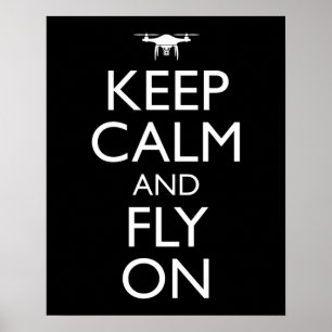 Behållans Lugn och flyga på Poster