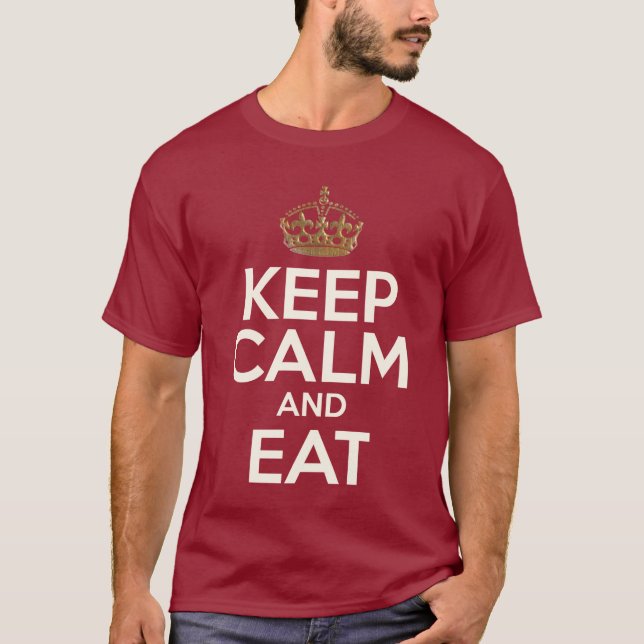 Behållans Lugn och föda T-shirt (Framsida)