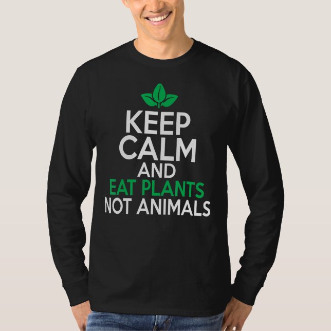 Behållans Lugn och foderväxter som inte är djur Ve T Shirt (Framsida)